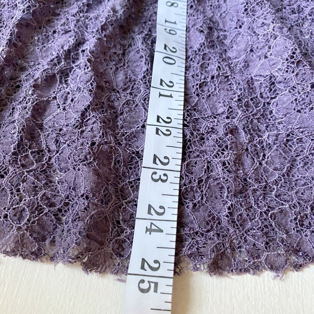 Free People Purple Lace Baby Doll Top, Size XS - Picture 10 of 10